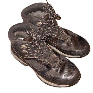 Vasque Breeze AT GTX Mid GoreTex Waterproof Boot Black Dark Gray 11.5 Wide EE